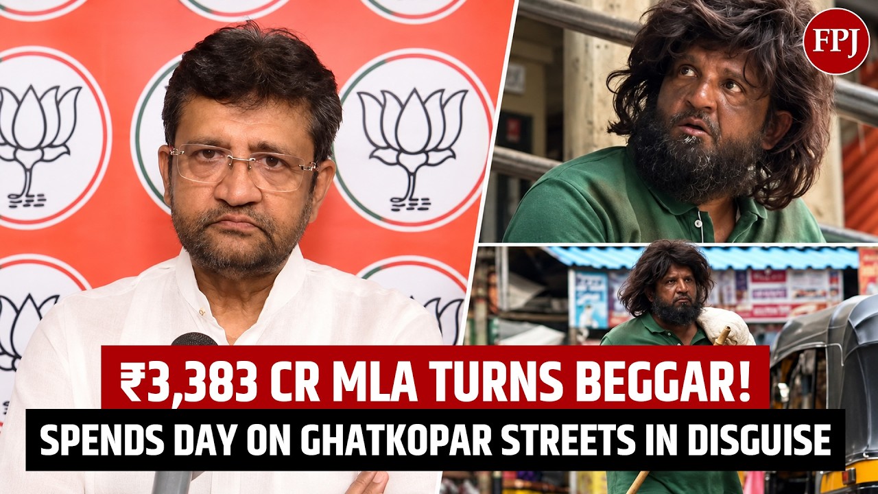 Maharashtra's Richest BJP MLA Parag Shah Goes Undercover As Beggar In Mumbai (Ghatkopar)