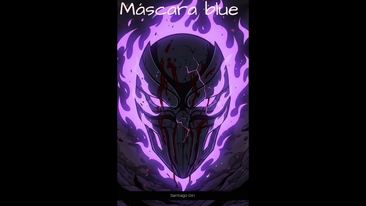 Máscara blue. Producción Santiago Giri 