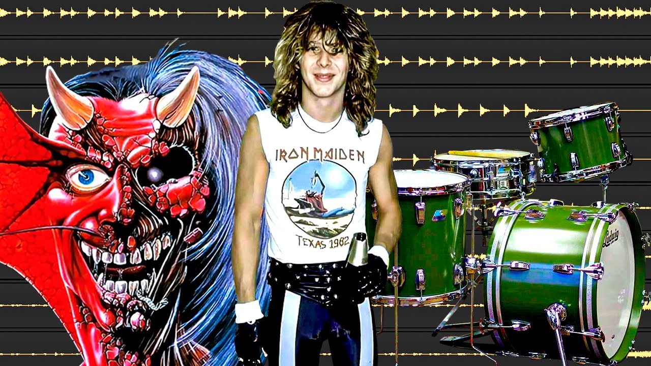 Clive Burr - Purgatory - isolated drums.