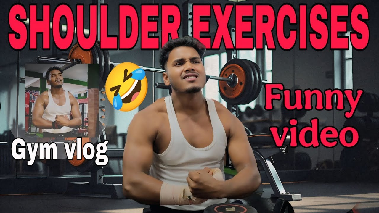 💪Light Weight SHOULDER PRESS CHALLENGE |FUNNY GYM VLOG| Abhivlogs🏋️&zwj;♂️  