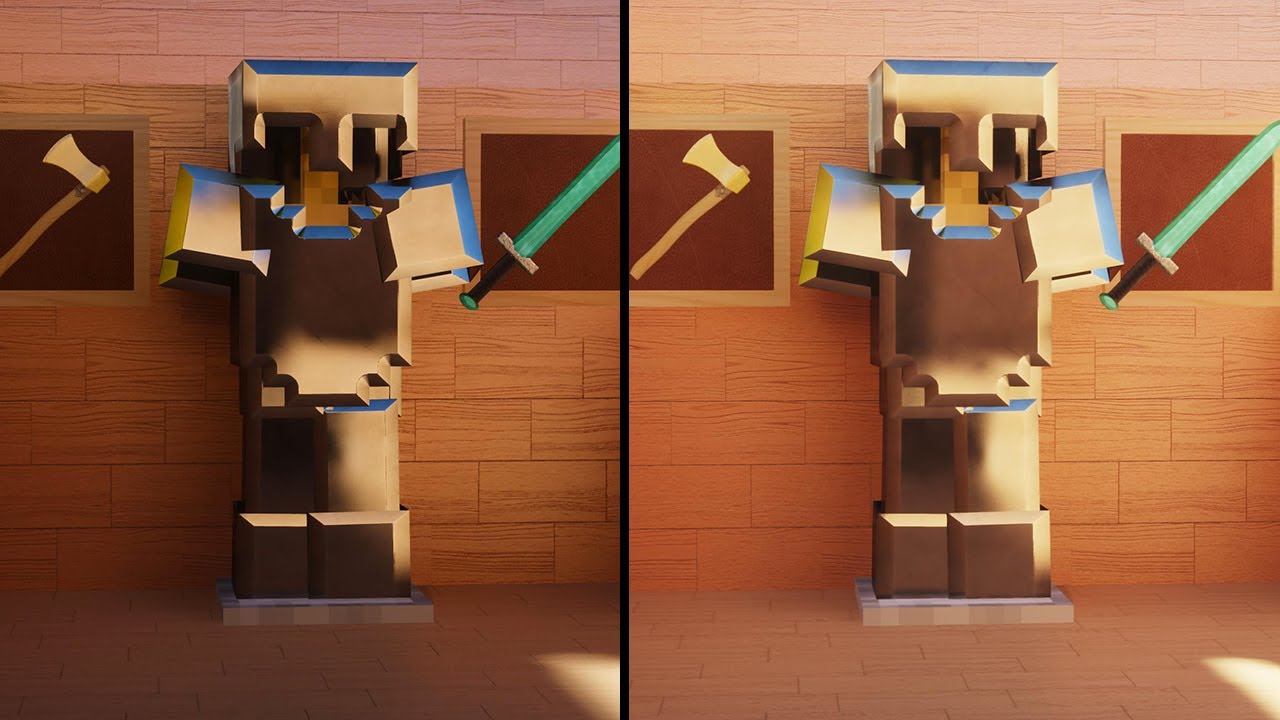 Minecraft - SEUS PTGI HRR 3 vs HRR 2.1 Comparison - 4K