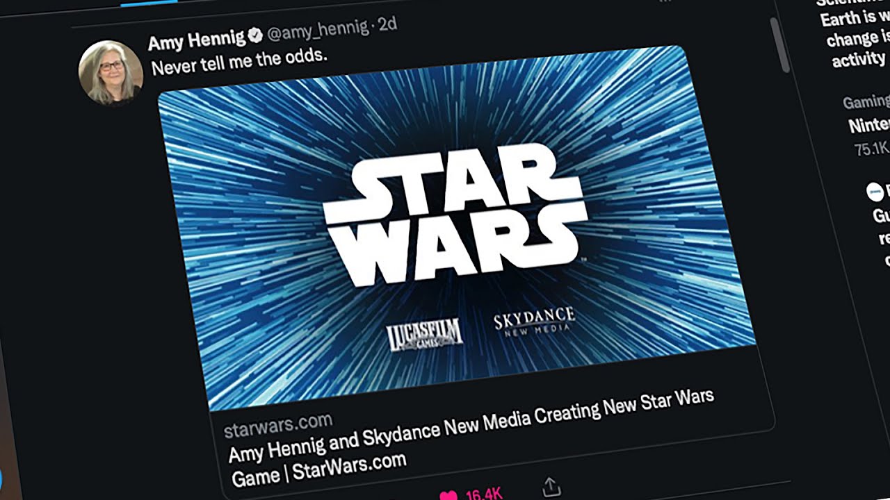 Amy Hennig Making A Star Wars Game!!!