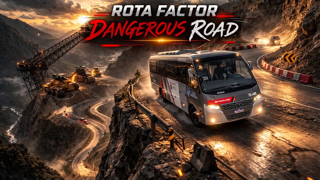 Off Road | Rota Factor | Dangerous Road | ETS2 v1.57.2.4s | Euro Truck Simulator 2 (No Commentary)