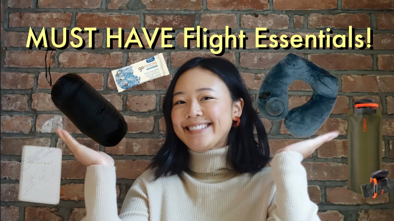 TOP 12 Flight Essentials for the LIGHT, MINIMALIST Traveler (COVID-19 edition!)
