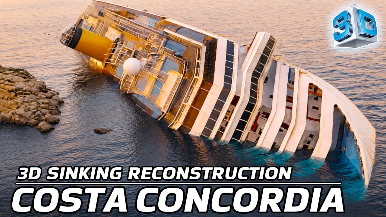 3D Reconstruction of the Costa Concordia Shipwreck.