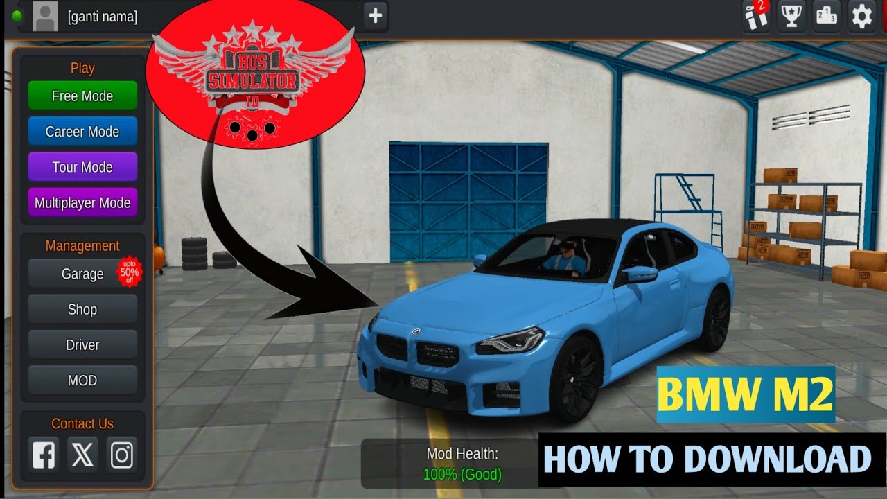bus simulator Indonesia BMW mod||bus simulator Indonesia mod 2024