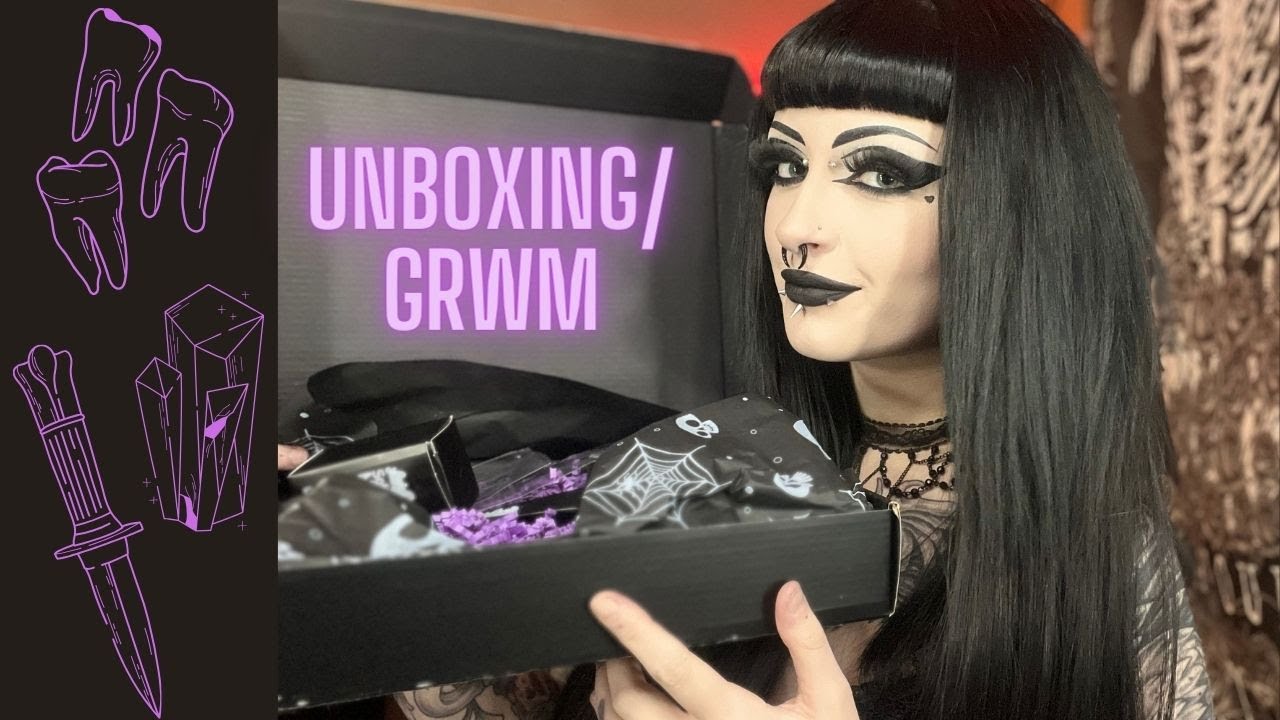 Gothic Beauty Magazine Unboxing! Chatty GRWM | Life Updates