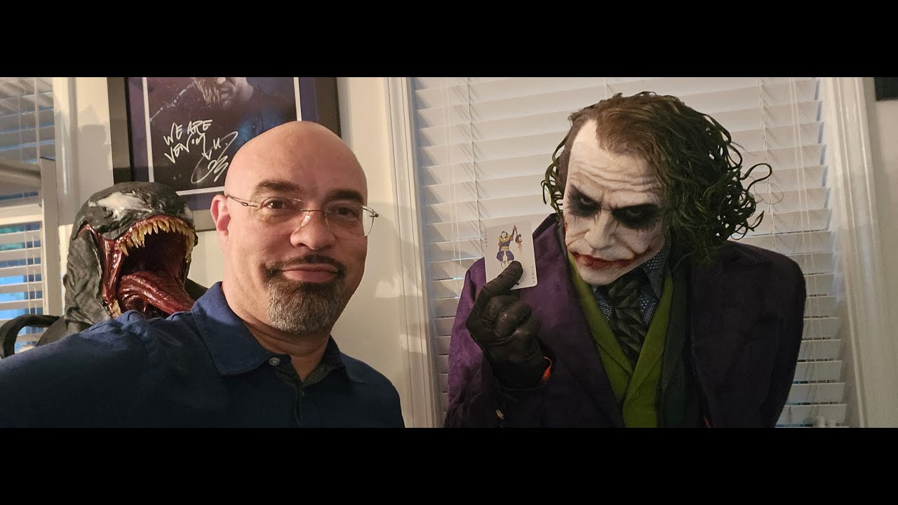 Infinity Studios  Life Size Heath Ledger Joker bust unboxing and review