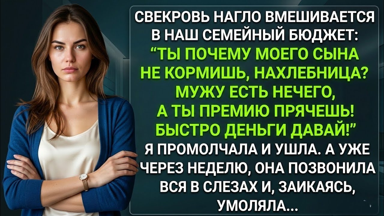 Свекровь нагло вмешивается в наш семейный бюджет: 