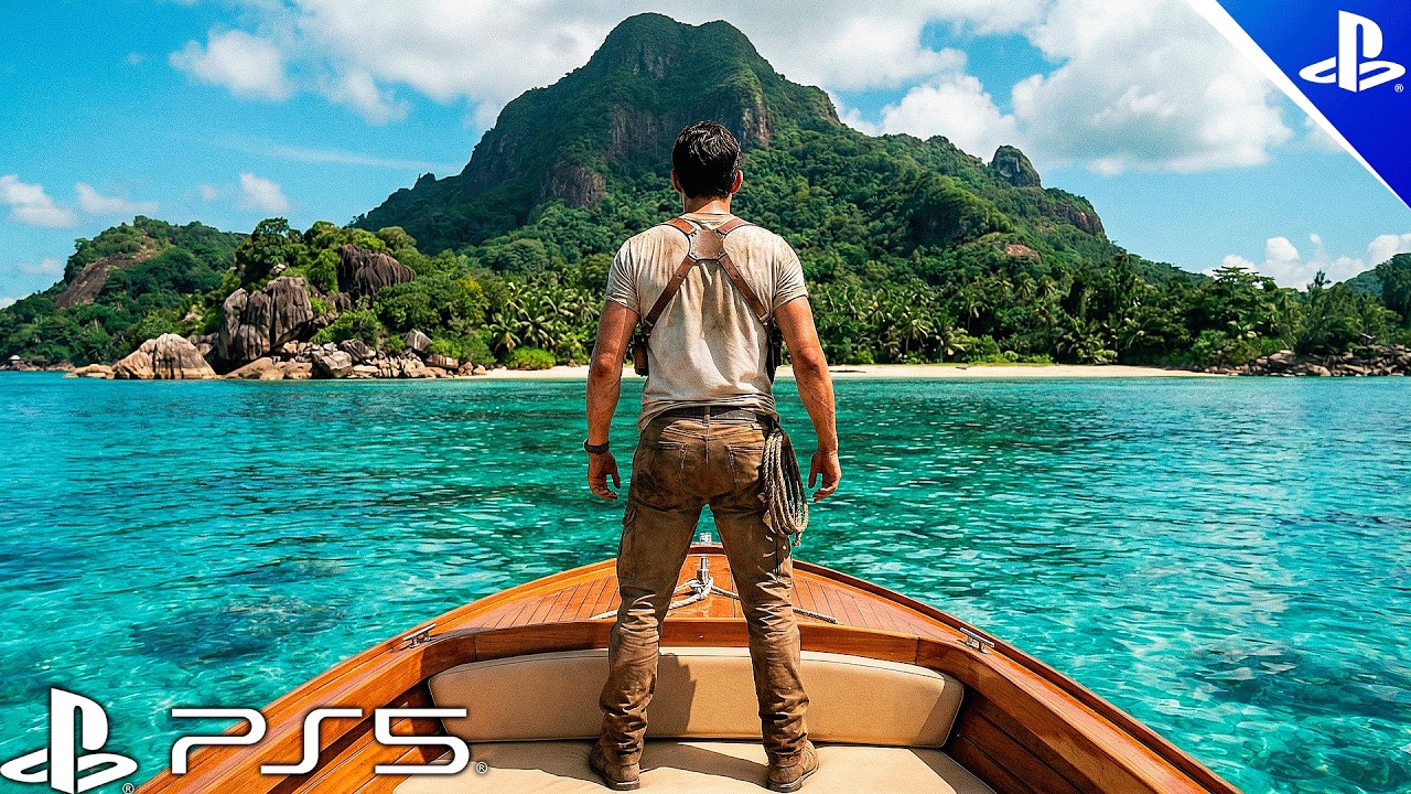 A ILHA MAIS MORTAL DO MUNDO (PS5) Uncharted 4 • Gráficos Ultra Realistas [4K 60FPS]