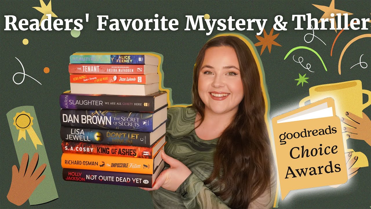 i read the 10 best mystery/thriller books of 2025!🏆