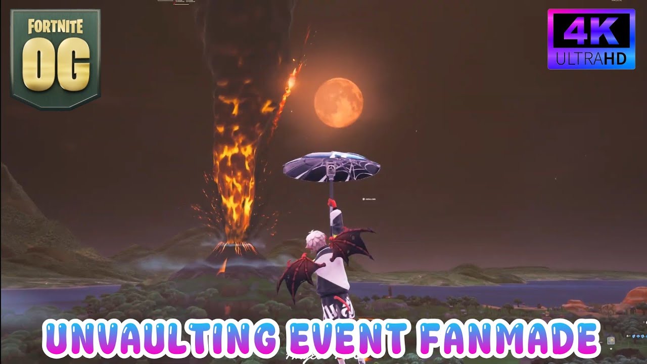 FORTNITE THE UNVAULTING EVENT 2026 (VOLCANO EVENT SEASON 8 OG) 