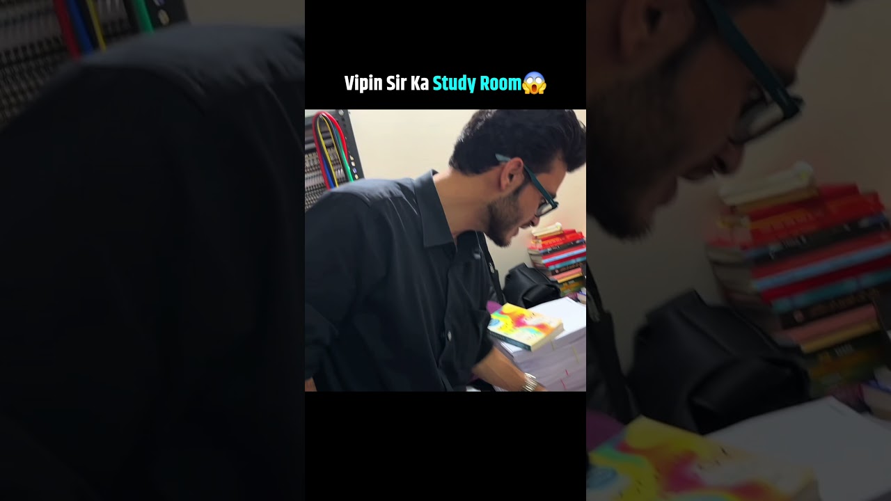 Vipin Sir Ka Study Room😱#physicwallah #neet #pw_motivation #alakh_sir_motivation