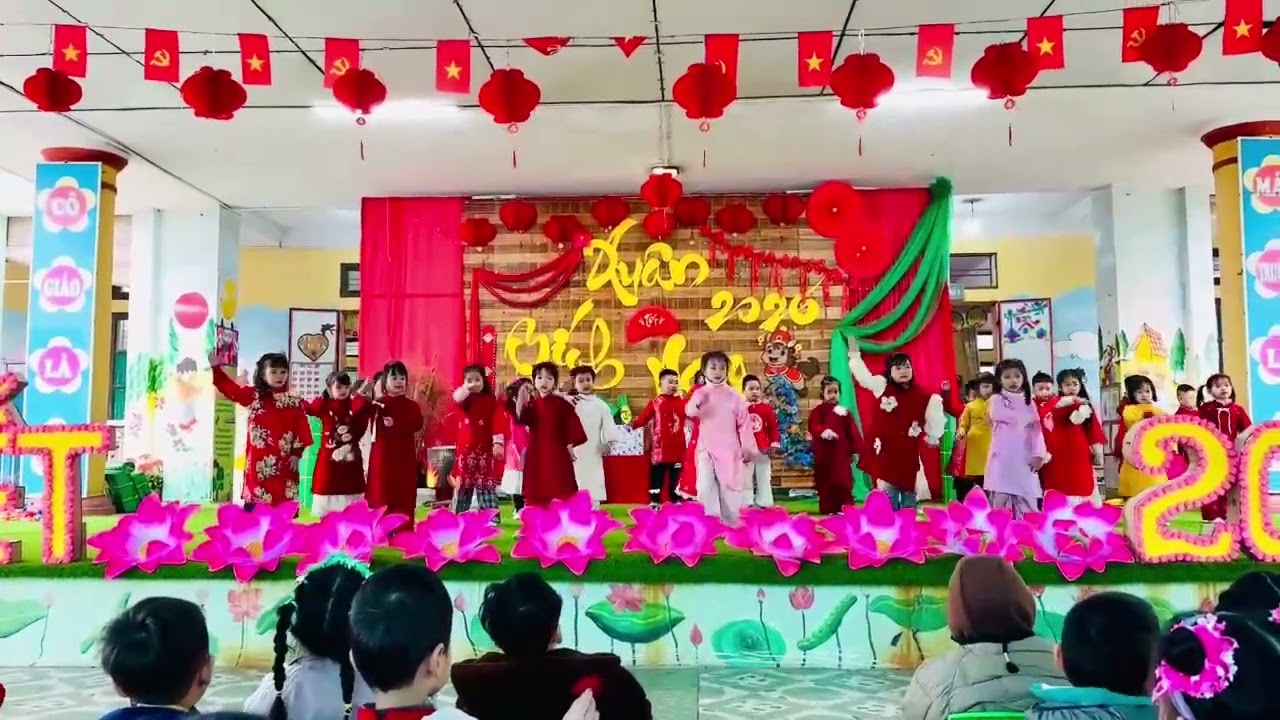 Mashup tết ơi tết à, chuyến cũ bỏ qua, hạnh phúc xuân ngời- 5 tuổi B trường Mn Tân Quang II