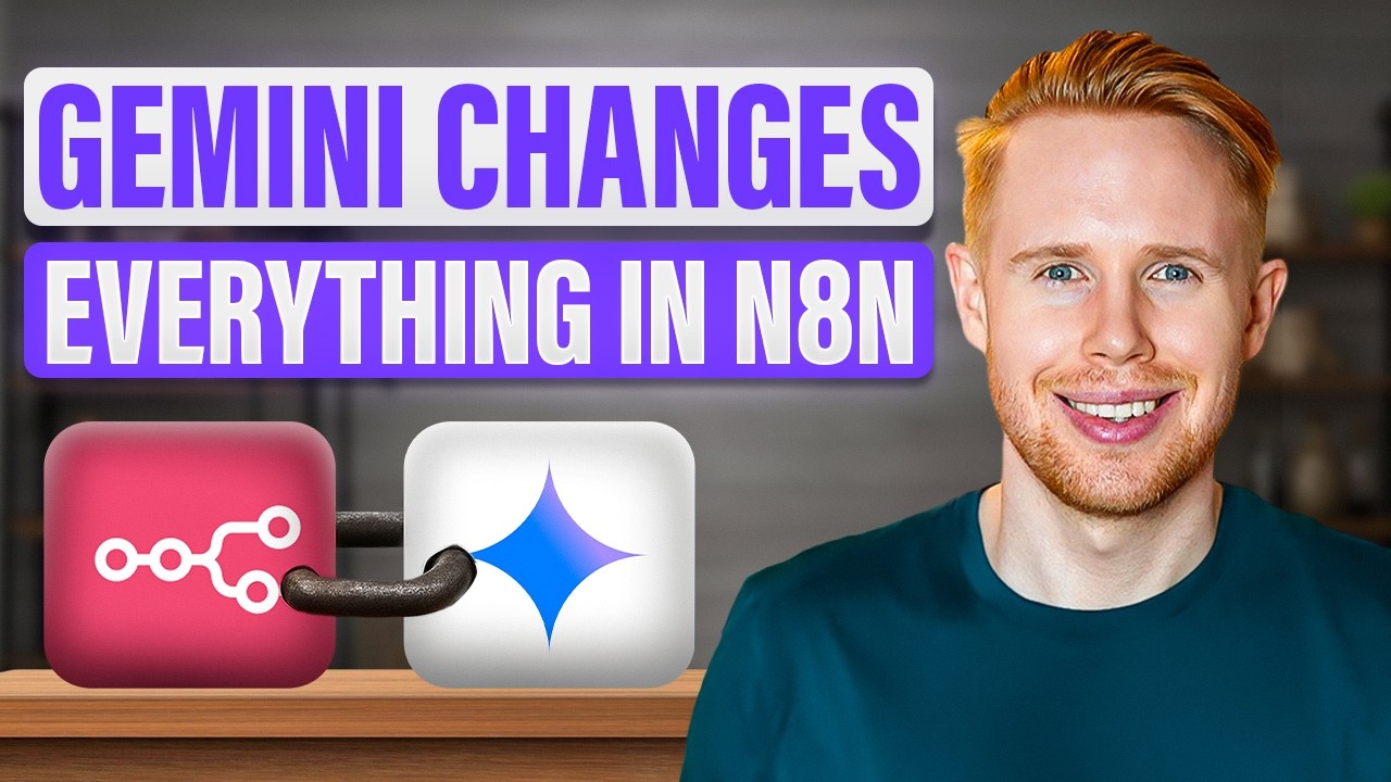 NEW Google Gemini Nodes in n8n - Full Setup & Use Cases