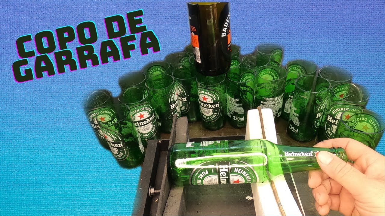 MAQUINA DE CORTAR GARRAFA DE VIDRO PARA FAZER COPO MUITO FACIL E DIVERTIDO.