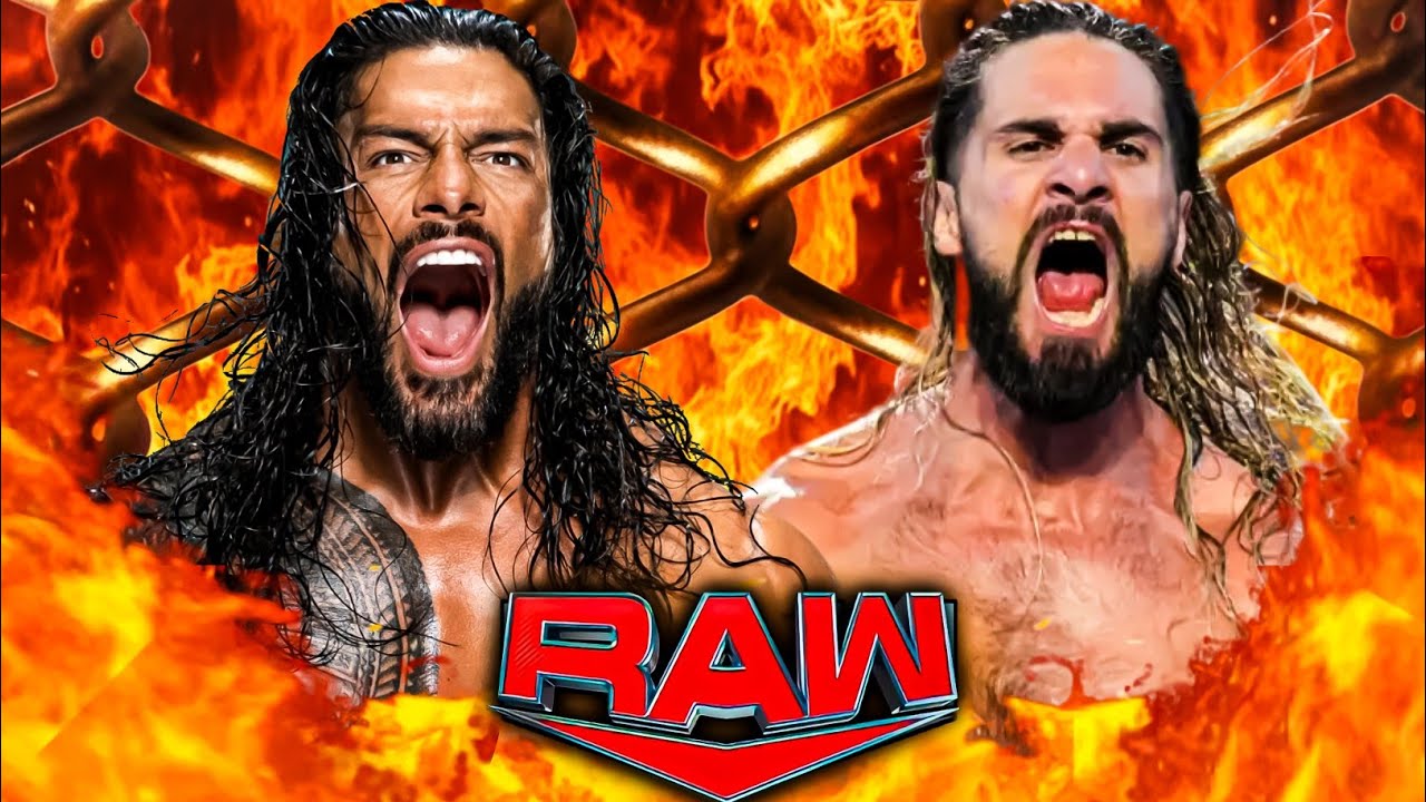 Матч Романа Рейнса против Сета Роллинза в стальной клетке на WWE Raw 10 марта 2026 года | Геймпле...