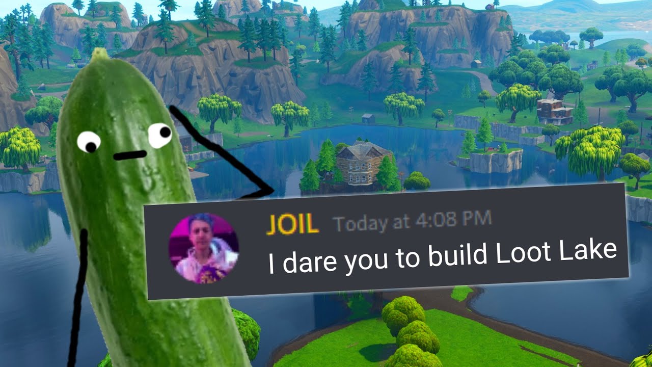 He said I couldn't make LOOT LAKE in Fortnite Creative.. So I Did
