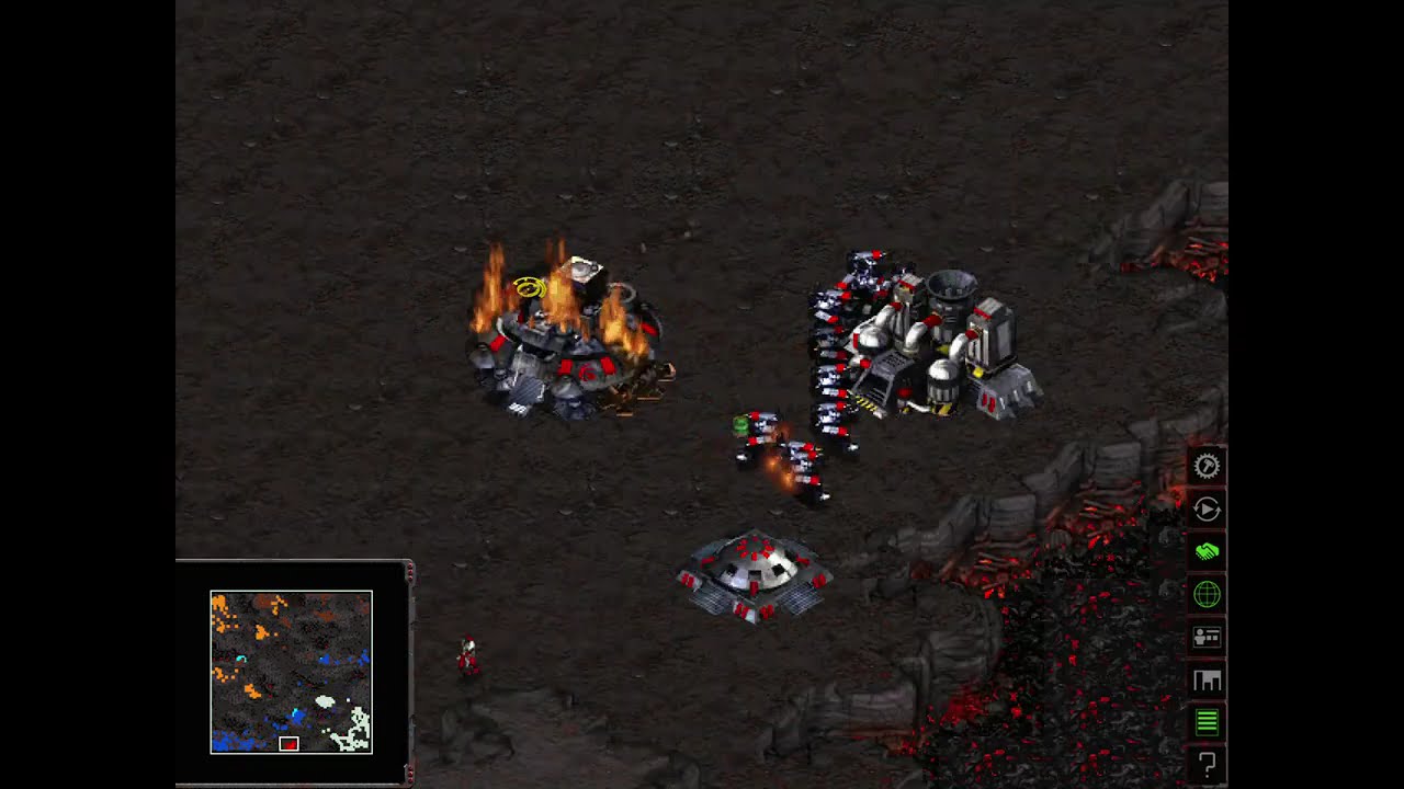 StarCraft Replay - Hellfire Map - Siege Tank War
