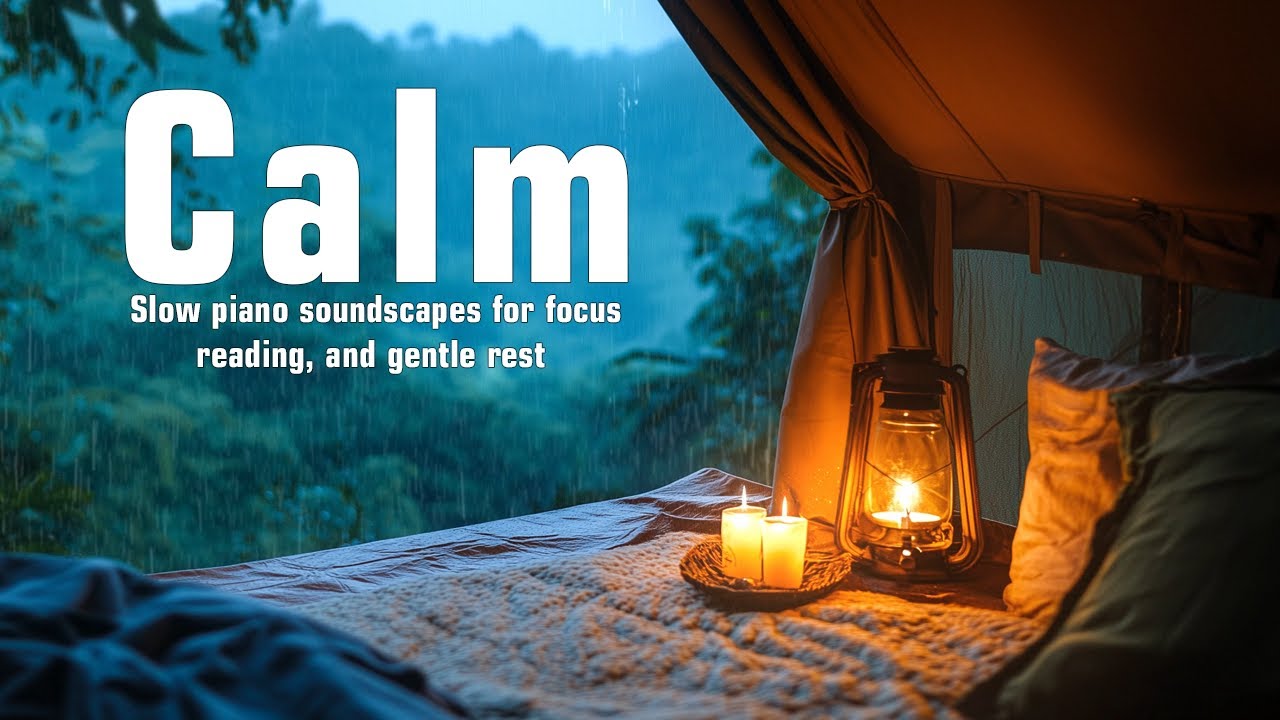 Gentle Piano For Sleeping |  Silence Place | Calm Your Mind | Slow piano Reduce Mental Noise