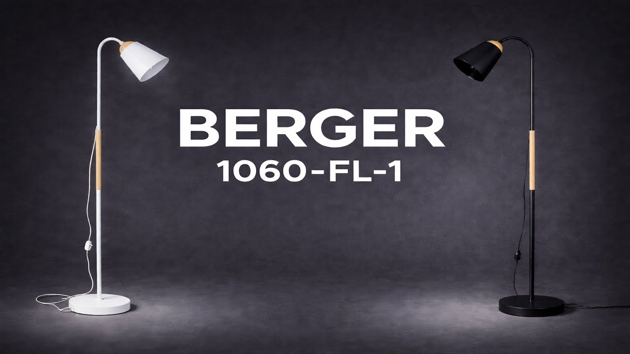 BERGER 1060 — stilvolle Designer-Stehleuchte