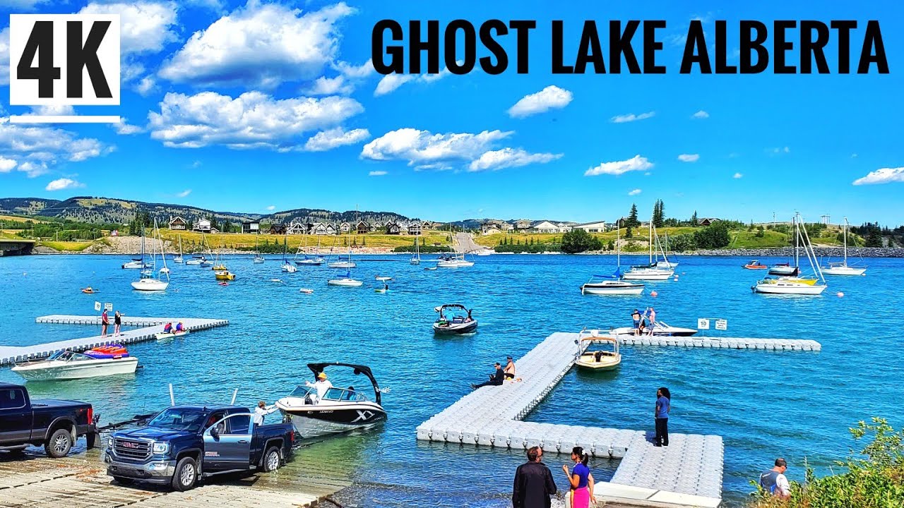 WOW - Ghost Lake Alberta Canada - 4K | Summer Fun in Ghost Lake | Calgary, Cochrane, Canmore, Banff