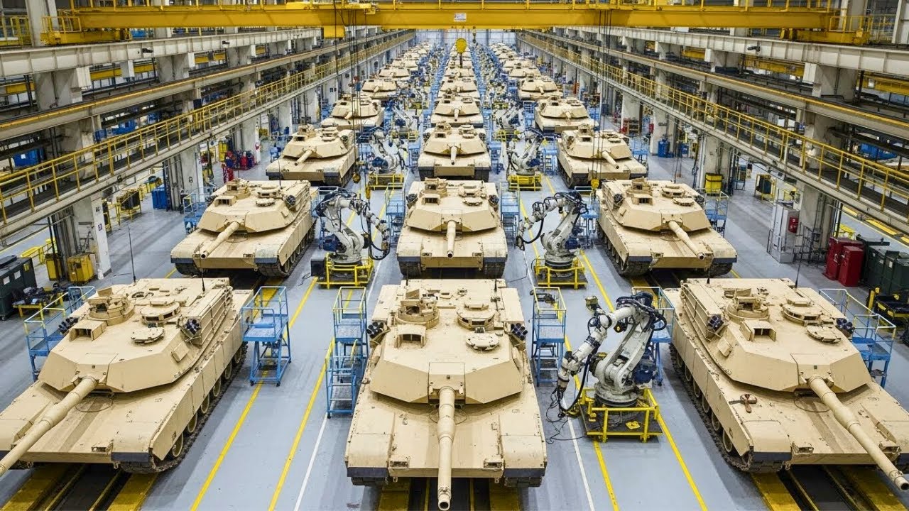 Inside America&rsquo;s Tank Factory: How M1 Abrams Are Built With Military Precision?