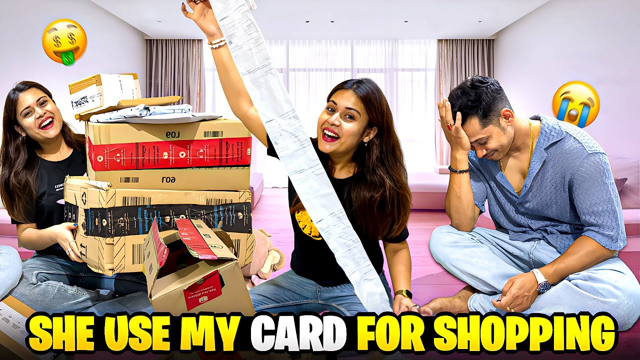 আমার Debit Card💳 পেয়ে Chandrani করল ঘর ভর্তি Shopping🤦🏻‍♂️💸