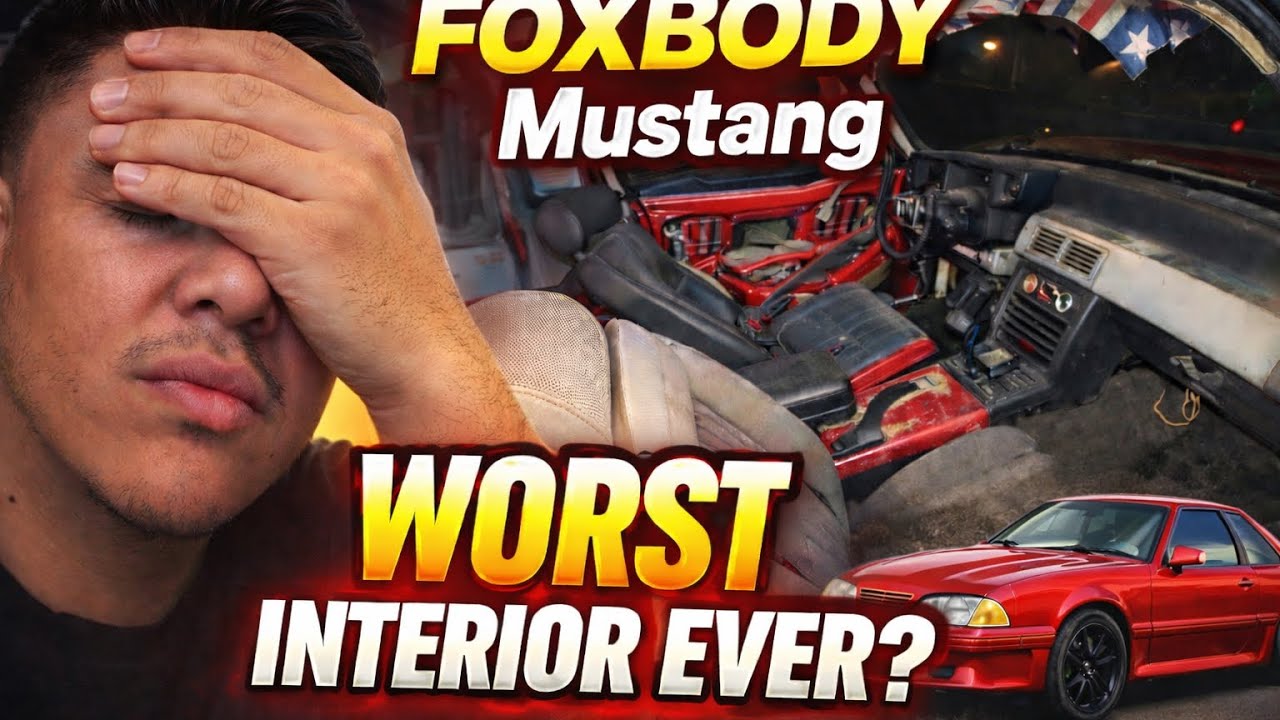 This FOXBODY Mustang Interior Is a DISASTER
