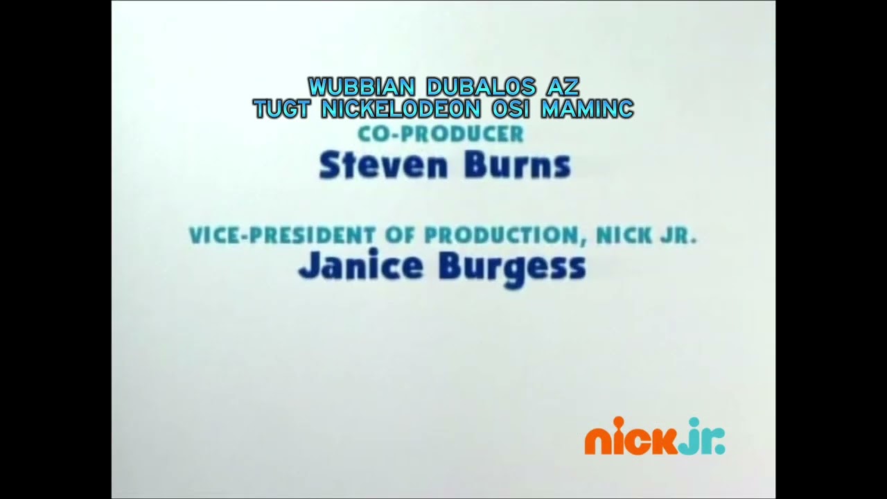 Blue’s Clues - Occupations (Credits, Wubbian)