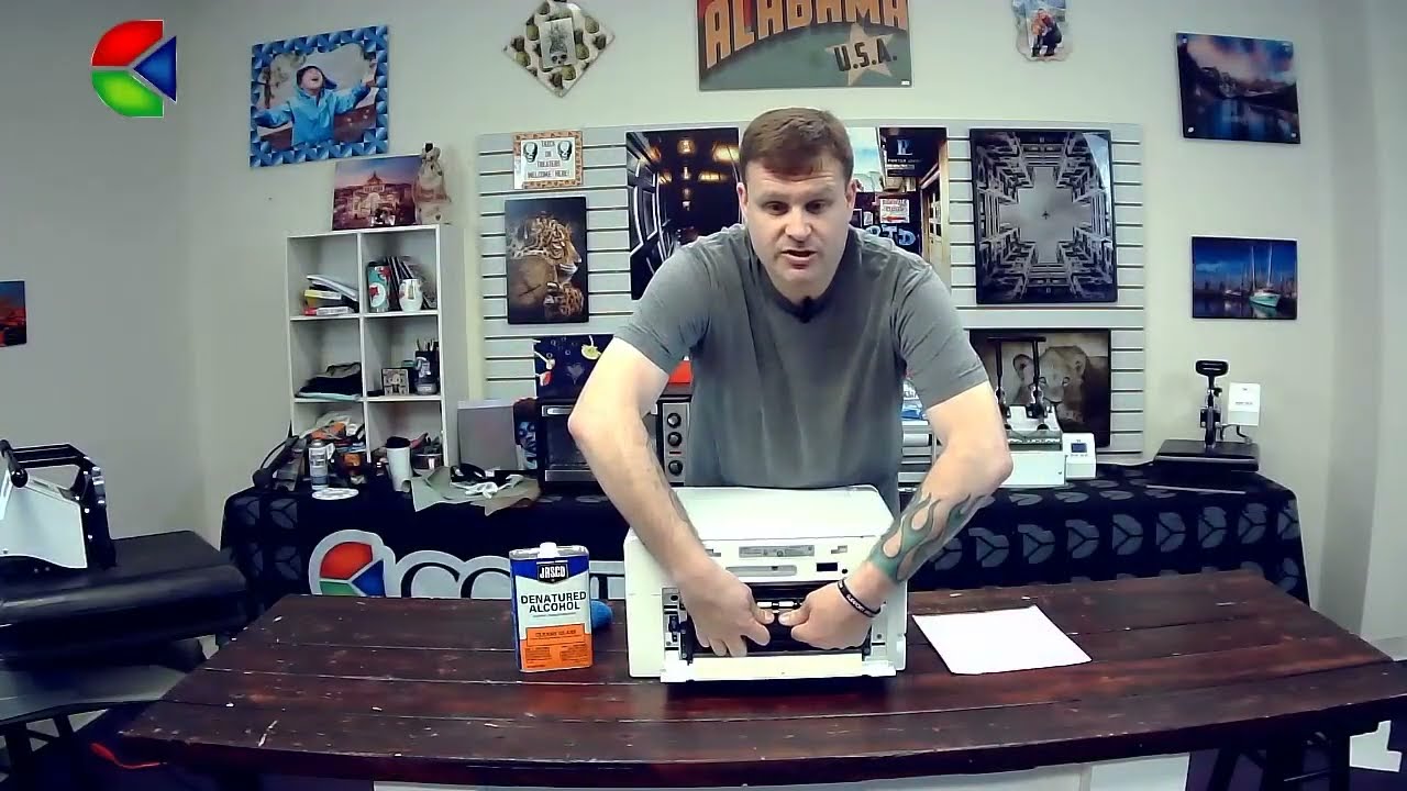 Dye Sublimation Sawgrass Virtuosos SG500/1000 Printer: Belt Cleaning: