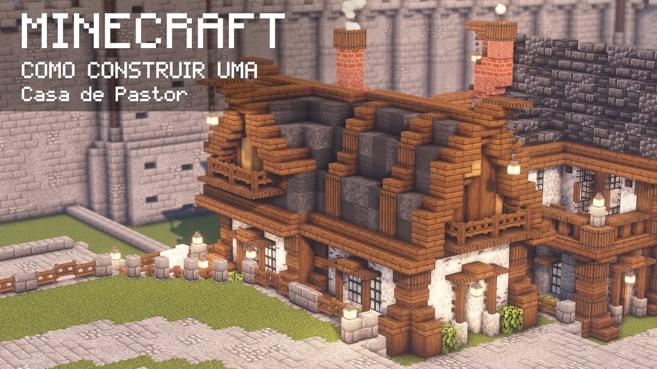 Minecraft | Cidade Medieval | Como Construir Uma Casa de Pastor