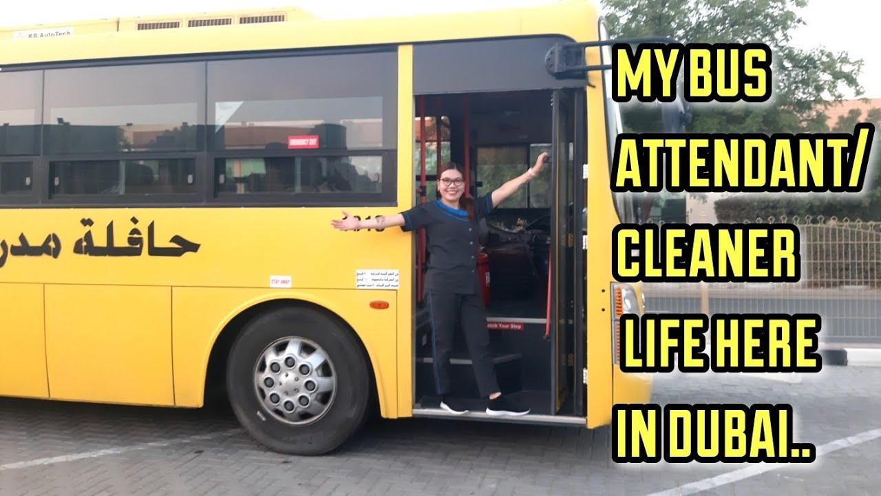 SCHOOL BUS ATTENDANT AT CLEANER..PAANO KO ITO MAGAMPANAN/PICK UP TIME NA NATIN SA MGA STUDYANTE.