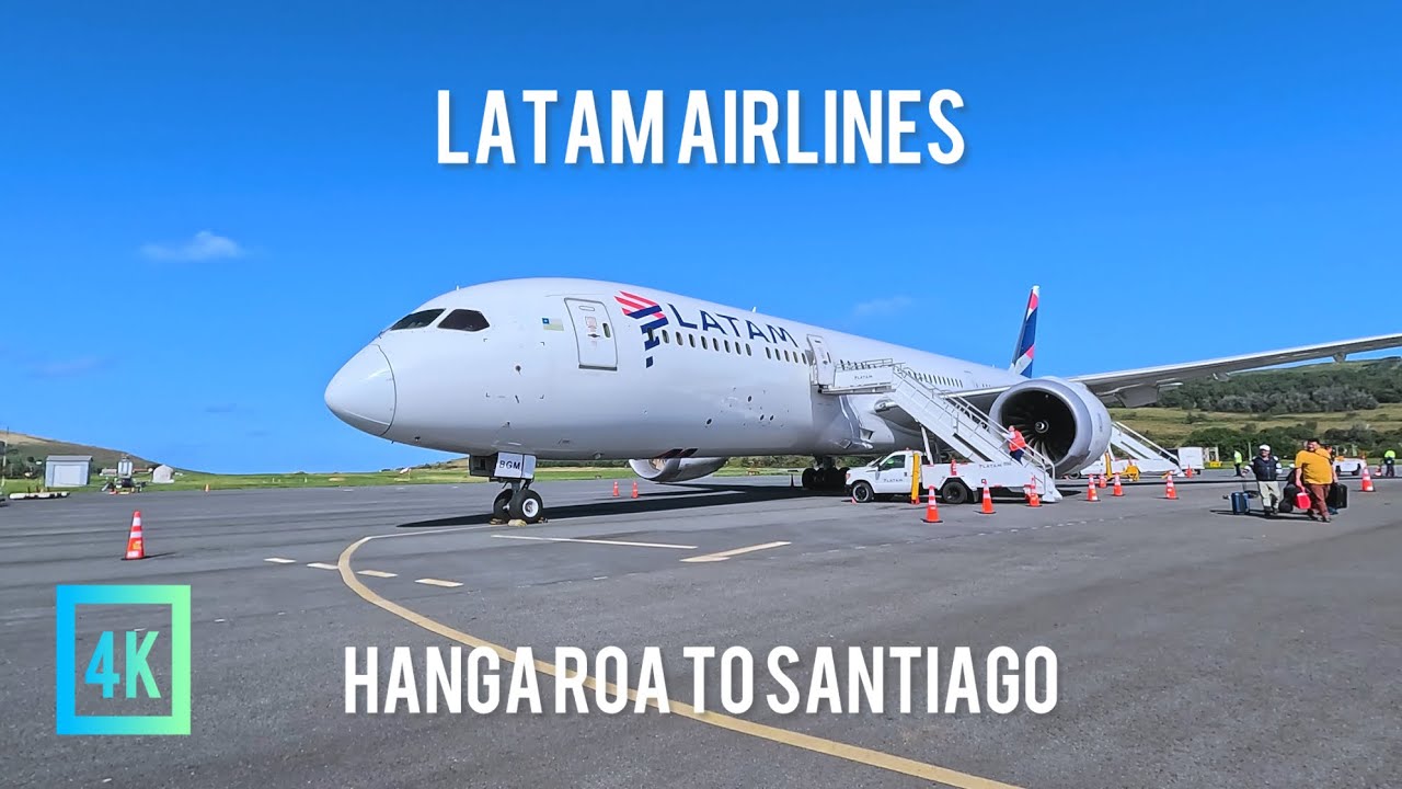 Latam Airlines B787-9 - Hanga Roa IPC to Santiago SCL