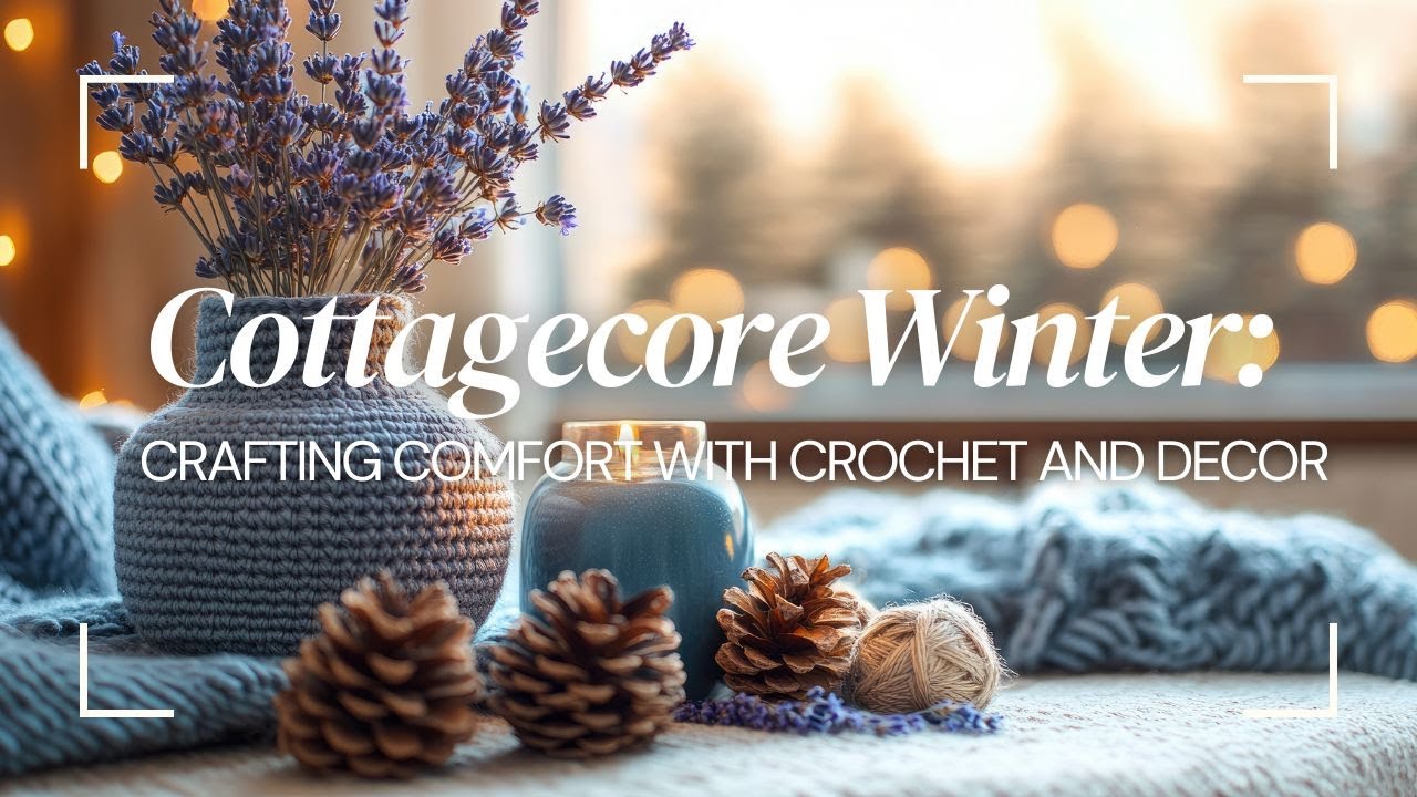 Cottagecore Winter: Crafting Comfort with Crochet and Decor