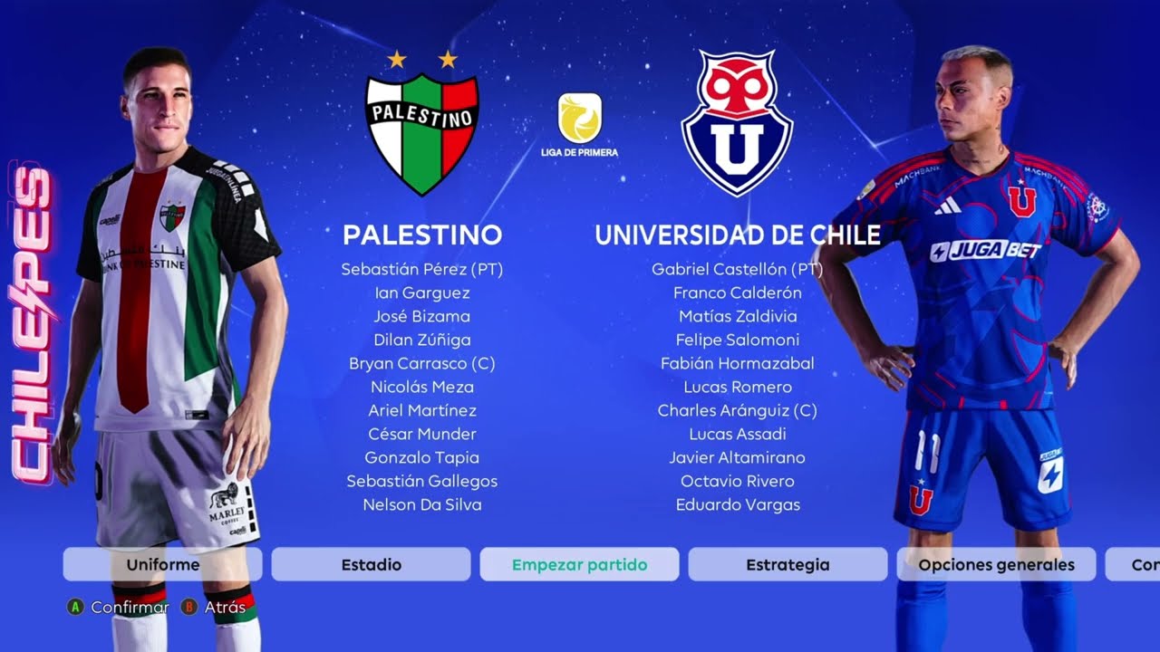 Palestino VS Universidad de Chile