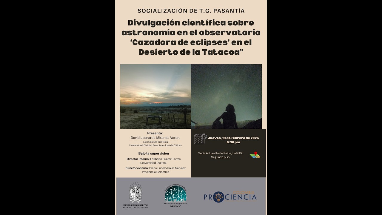 Astronomia en el Observatorio Cazadora de eclipses en el Desierto de la Tatacoa