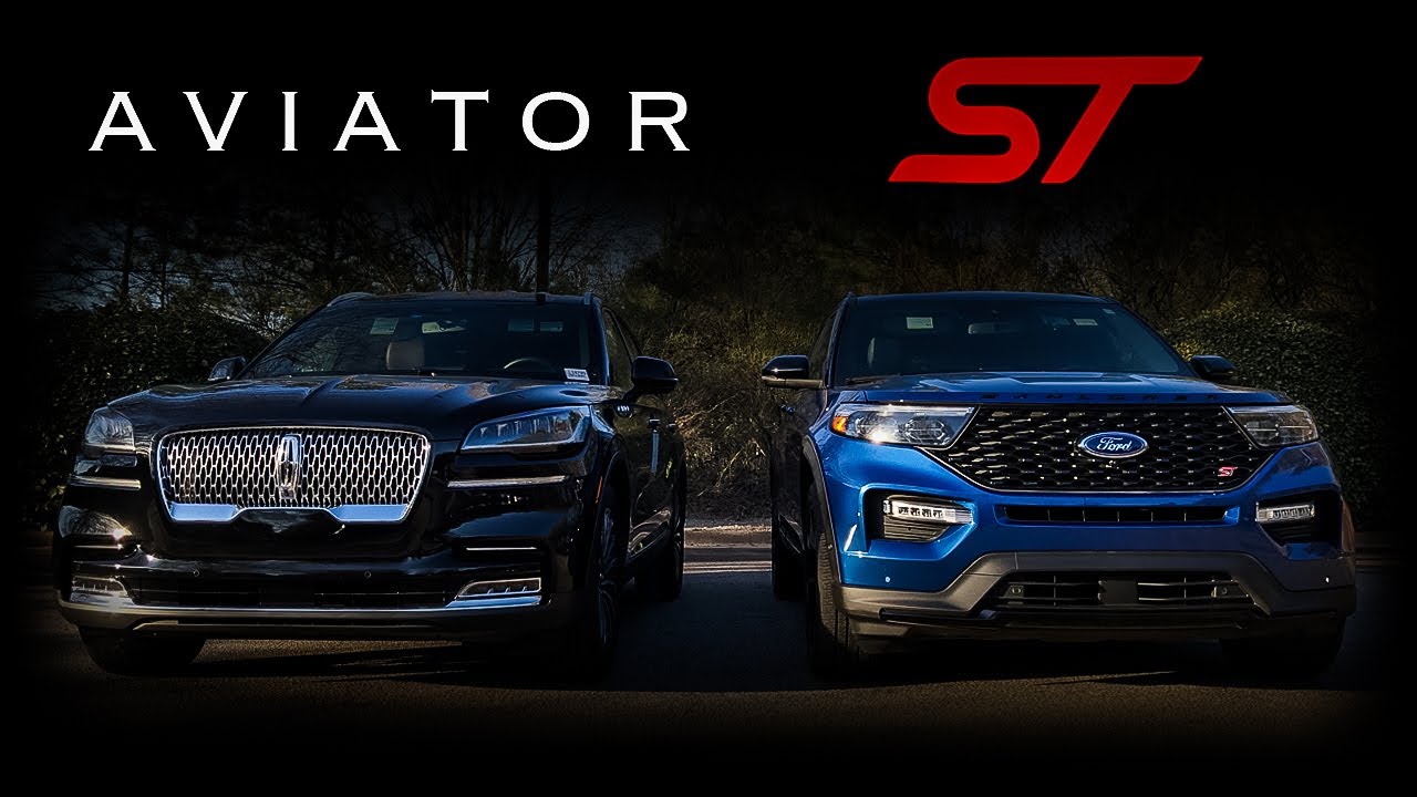 2020 Lincoln Aviator Vs 2020 Ford Explorer ST