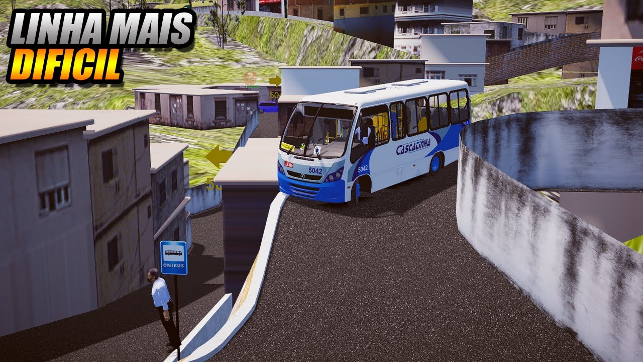 ENFRENTEI A LINHA MAIS DIFICIL DA CIDADE !!! PROTON BUS SIMULATOR - G27