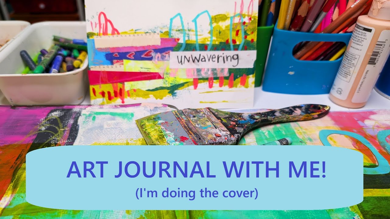 Art Journal with Me/Art Journaling/Dori Patrick/Studio Vlog/Art Vlog/Make with me/Talkie Tuesday