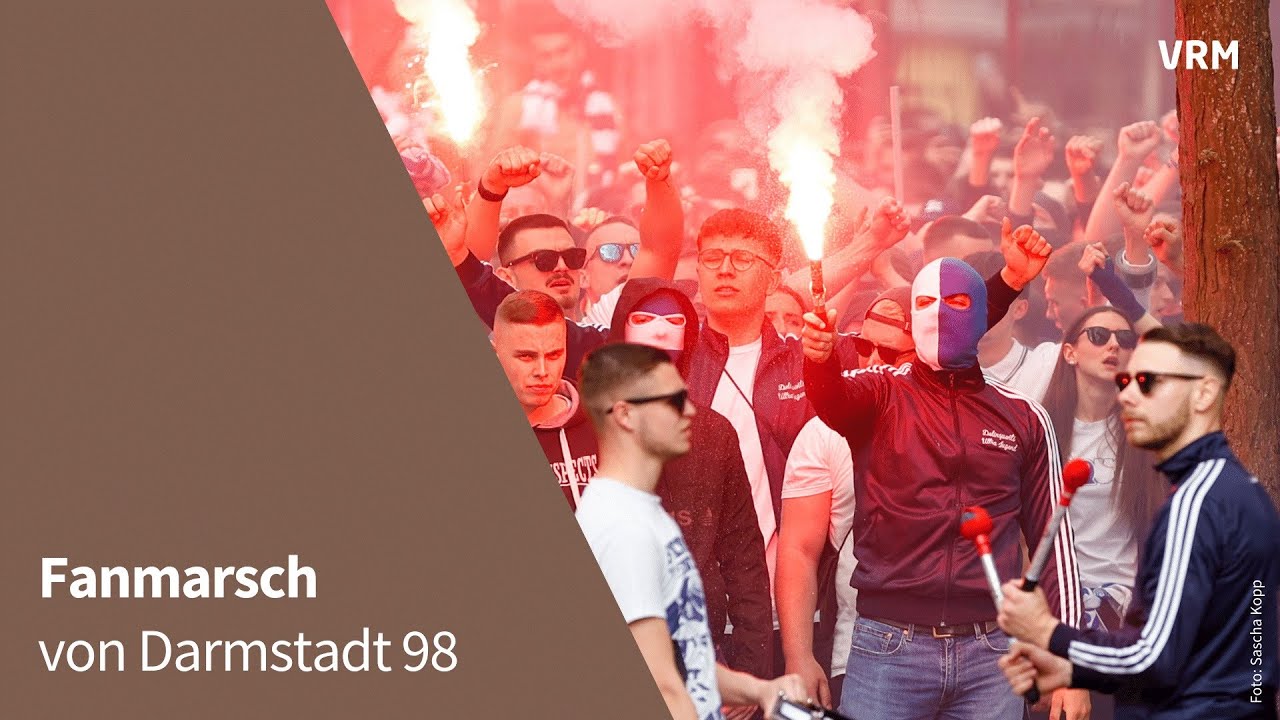 Fanmarsch von Darmstadt 98