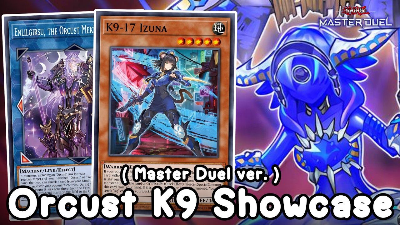 Orcust K9 ที่นิยามของเด็คมันคือ Orcust ที่มีแก๊ง K9 มาช่วยเป็น Hand Trap - Yu-Gi-Oh! Master Duel