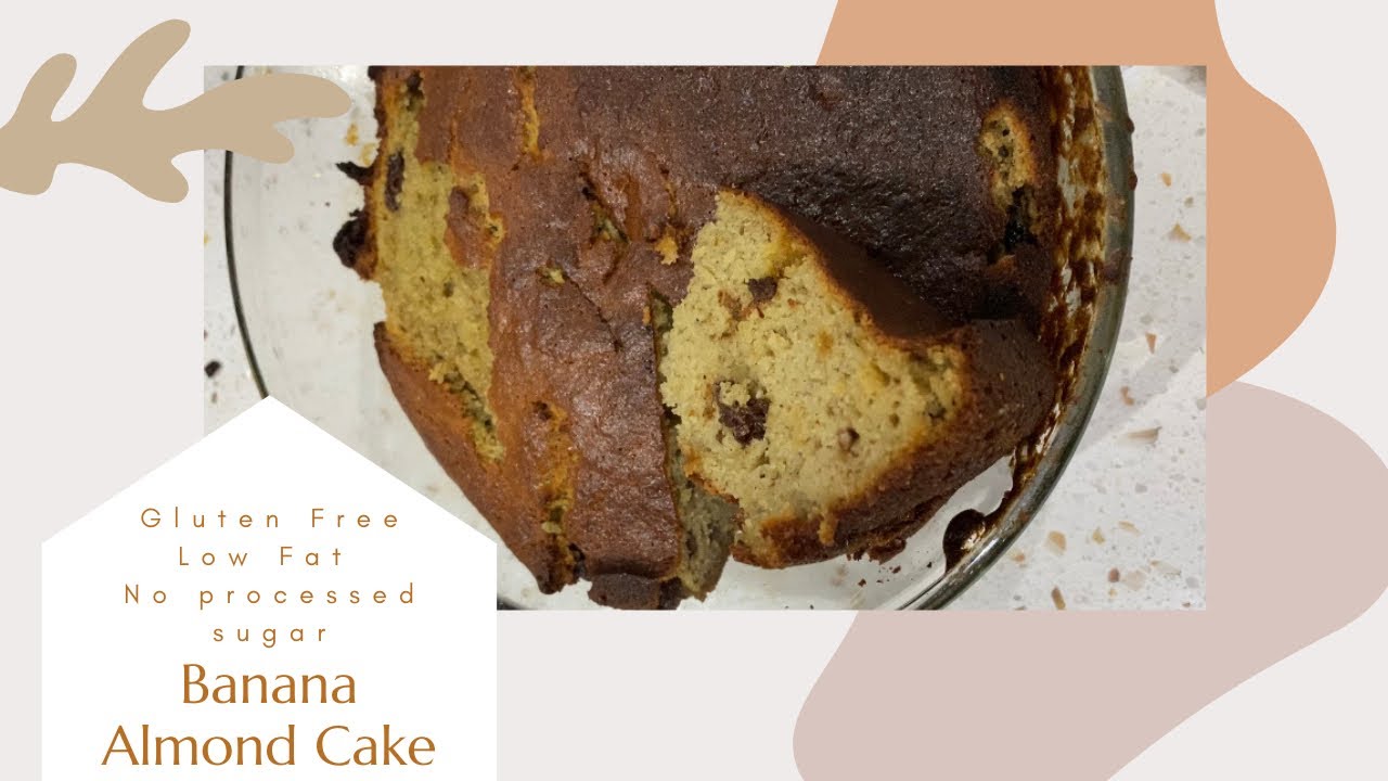 5 min Yummy Cake Recipe | Gluten Free | Diabetic | Low Fat | Banana Almond cake