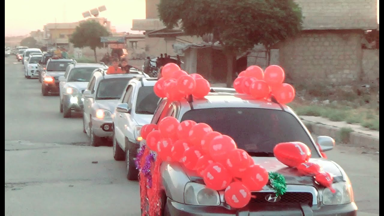شاهد زفّة العريس الأستاذ محمد حسين رزوق عبيد / الذي جابت شوارع مدينة الأتارب / ذكريات 2021/7/26