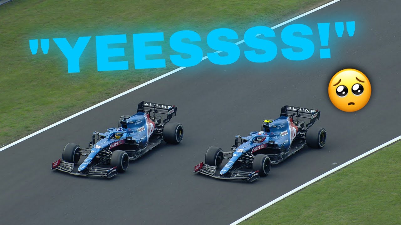 ESTEBAN OCON EMOTIONAL TEAM RADIO AFTER WINNING THE HUNGARIAN GRAND PIX!!!