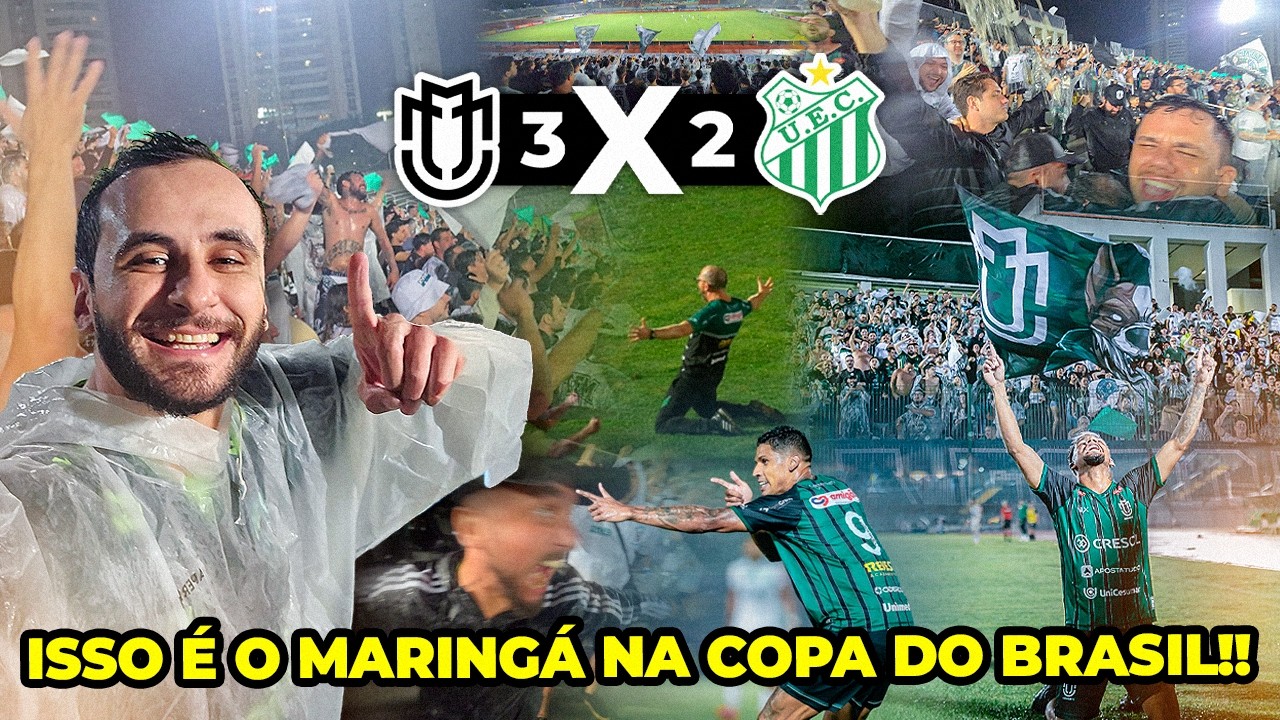 NA CHUVA E NA RAÇA! EMOÇÃO ATÉ O FIM: MARINGÁ 3 x 2 UBERLÂNDIA | COPA DO BRASIL 2026