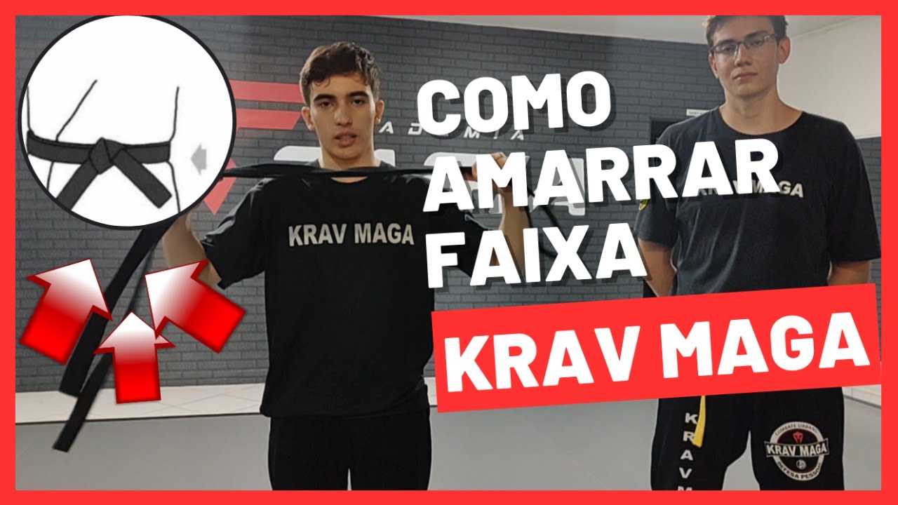 COMO AMARRAR FAIXA NO KRAV MAGA?