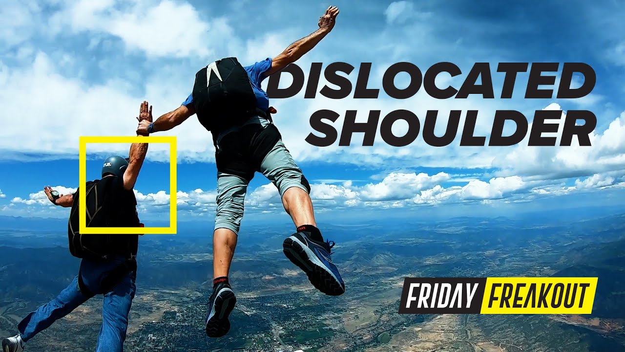 Friday Freakout: Skydiver Dislocates Shoulder & Can't Pull Parachute, Lands Reserve One-Handed