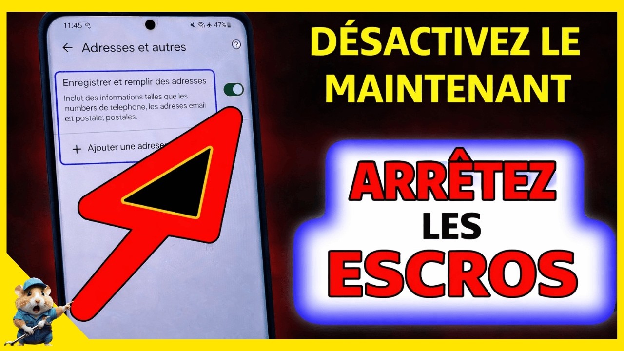 Les escrocs ont ton adresse — DÉSACTIVE ça maintenant