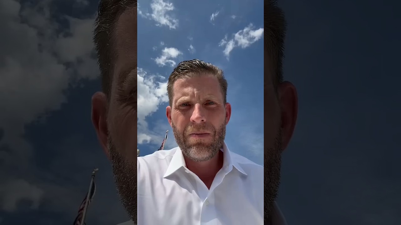 Eric Trump at the top of the White House ahead of UFC Freedom 250
